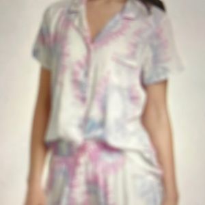 NEW Splendid 2 pc pj burst tie dye NEW BNIP